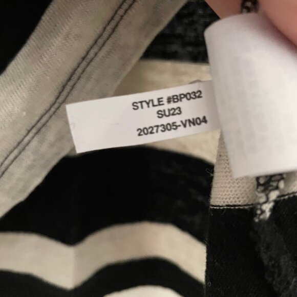 J.Crew Linen Roll Cuff Tee in Stripe - Picture 6 of 7